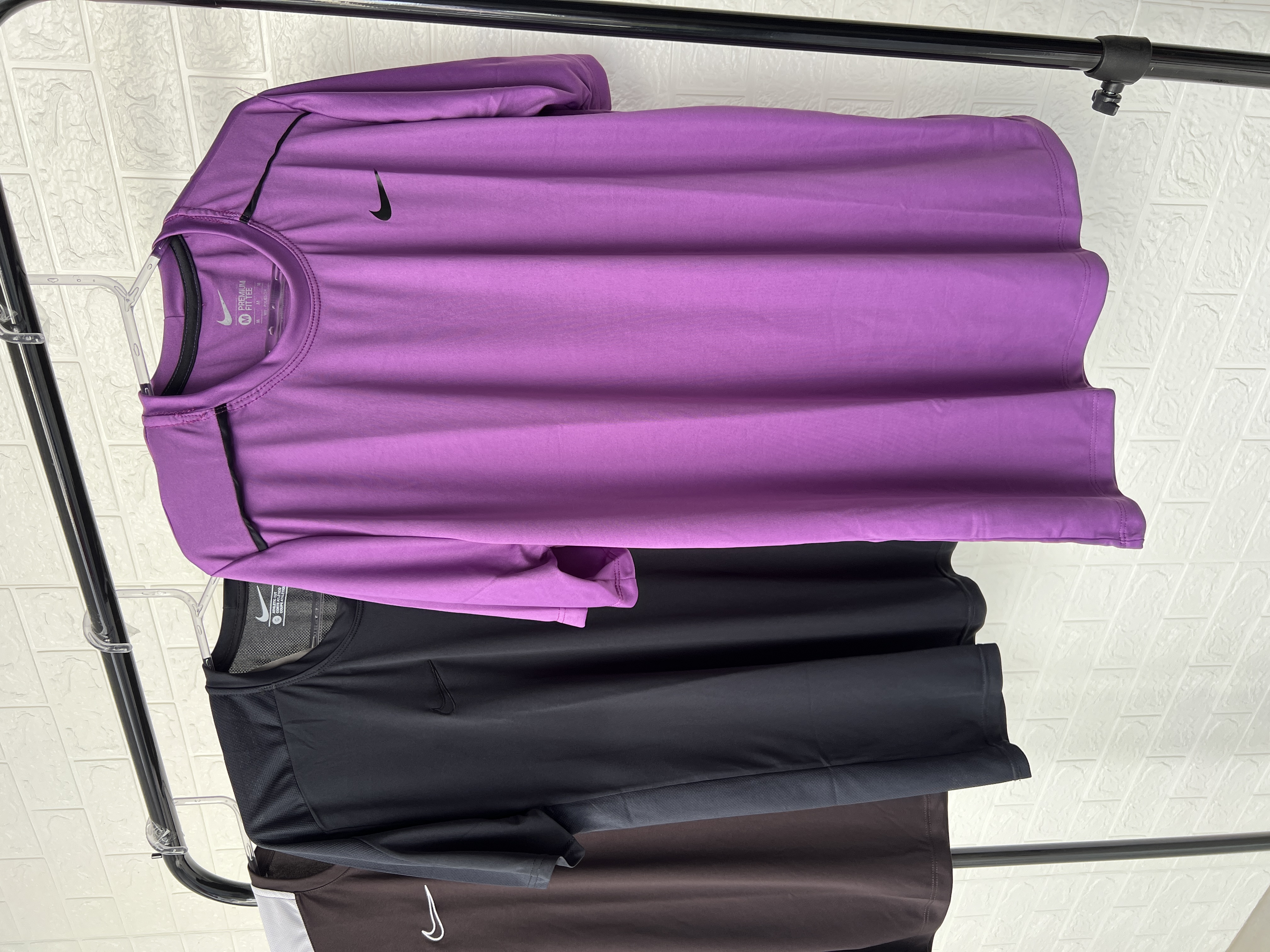 Camisa dry fit basica roxa